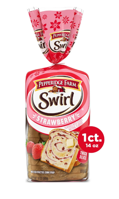 PEPPERIDGE FARM STRAWBERRY BREAD - LIMITED EDITION