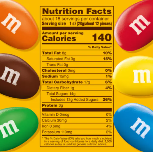 M&M'S PEANUT CANDIES - SHARING SIZE