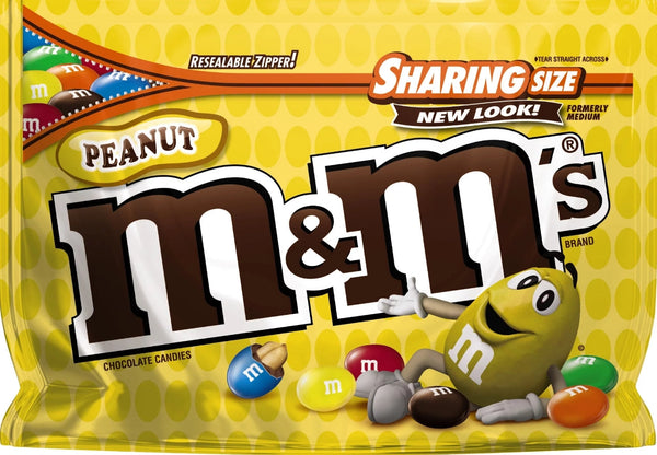 M&M'S PEANUT CANDIES - SHARING SIZE