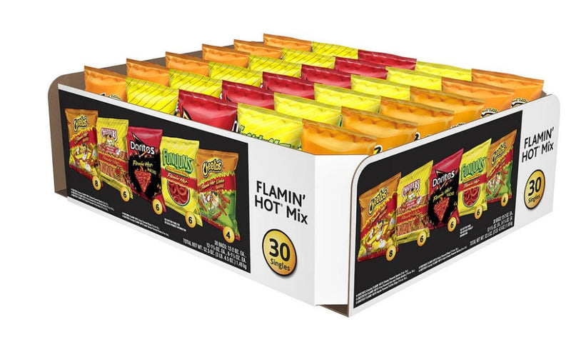 FRITO LAYS FLAMIN' HOT VARIETY PACK (30 BAGS)