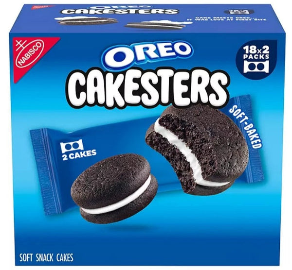 NABISCO OREO CAKESTERS (18 PACKS)