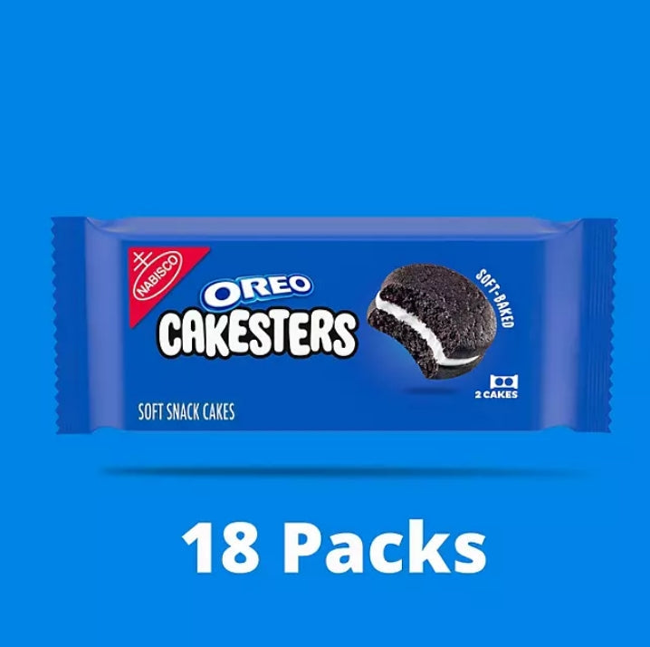 NABISCO OREO CAKESTERS (18 PACKS)