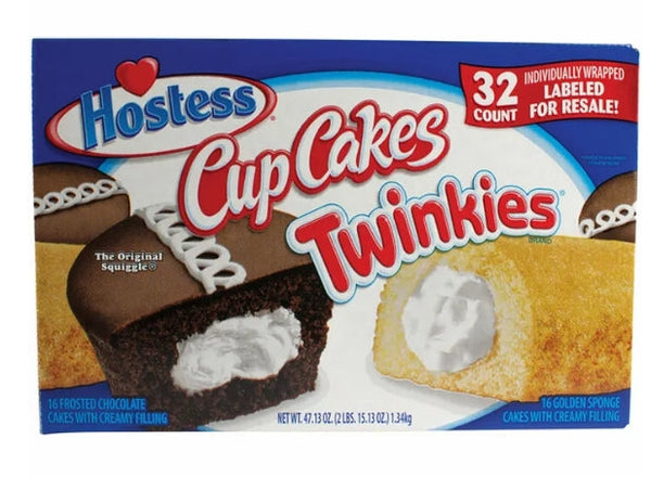 HOSTESS TWINKIES & CUPCAKES (32 COUNT)