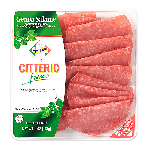 CITTERIO SLICED GENOA SALAMI