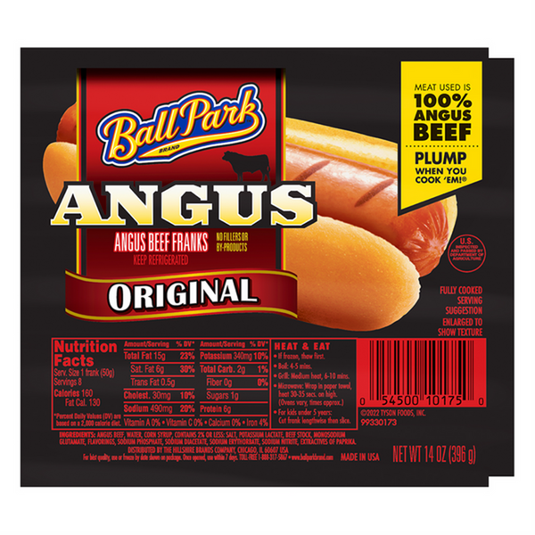 BALL PARK ANGUS BEEF FRANKS ORIGINAL