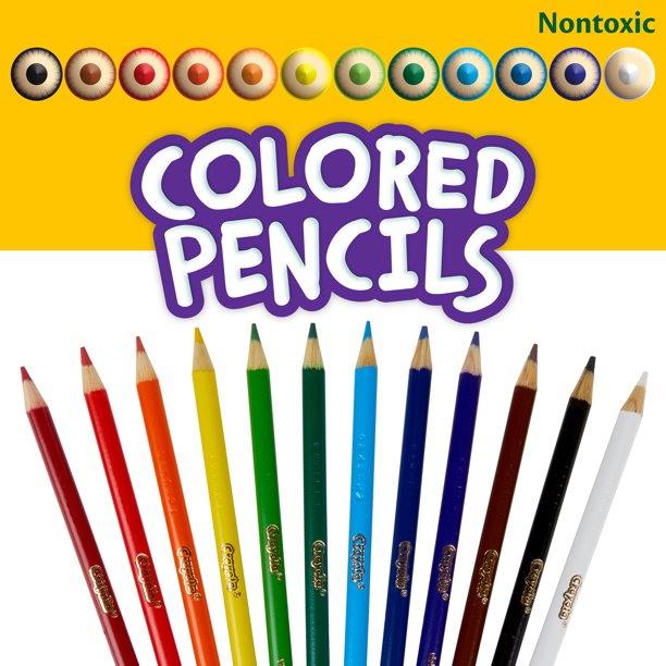 CRAYOLA COLORED PENCILS 12CT