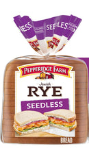 PEPPERIDGE FARM RYE SEEDLESS BREAD
