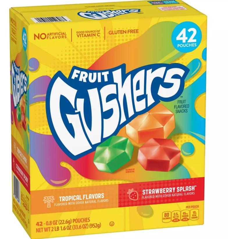 FRUIT GUSHERS (42 PACKS) - Emmas Premium Services