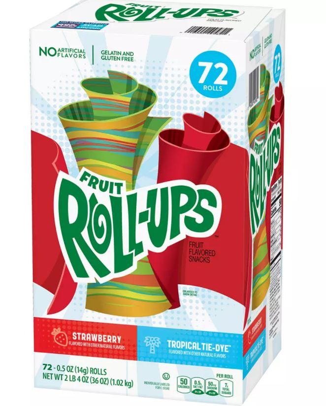 FRUIT ROLL UPS (72 PACKS) - Emmas Premium Services