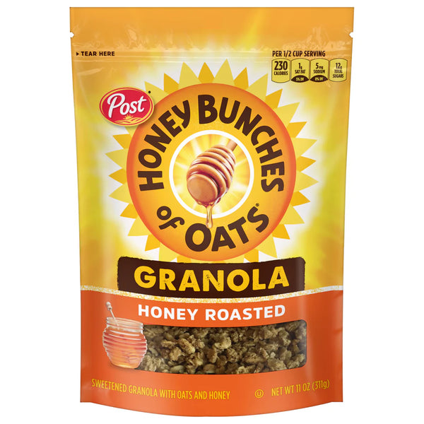 HONEY BUNCHES OF OATS GRANOLA - HONEY ROASTED