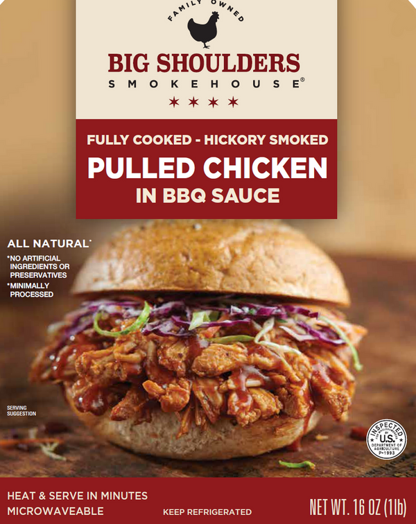 BIG SHOULDERS SMOKEHOUSE PULLED CHICKEN - ORIGINAL BBQ SAUCE