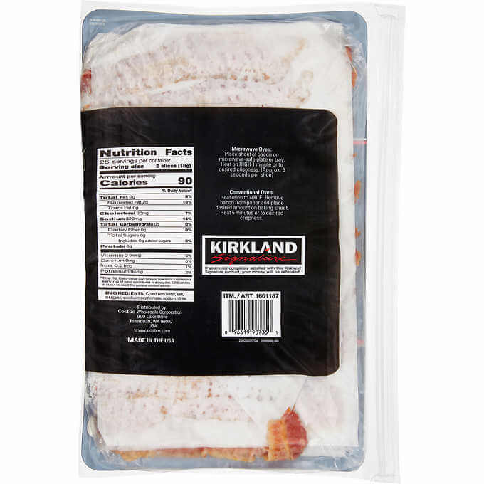 KIRKLAND SIGNATURE BACON SLICES