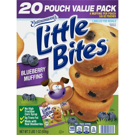 ENTENMANN'S LITTLE BITES BLUEBERRY MUFFINS