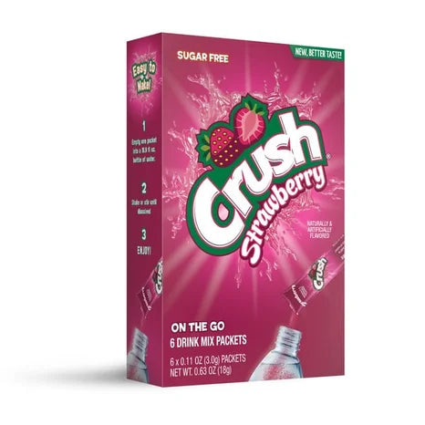 CRUSH TO GO PACKS STRAWBERRY