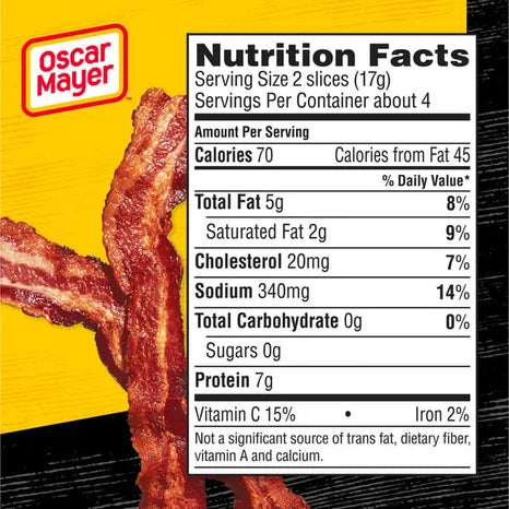 OSCAR MAYER FULLY COOKED BACON