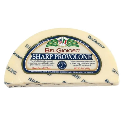 BELGIOIOSO SHARP PROVOLONE WEDGE BLOCK