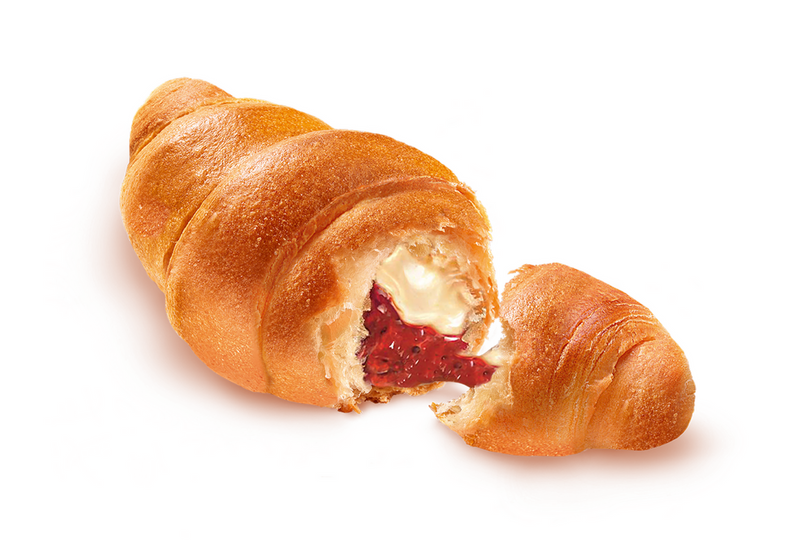 7DAYS SOFT CROISSANT WITH STRAWBERRY & VANILLA FILLING (6 PACK)