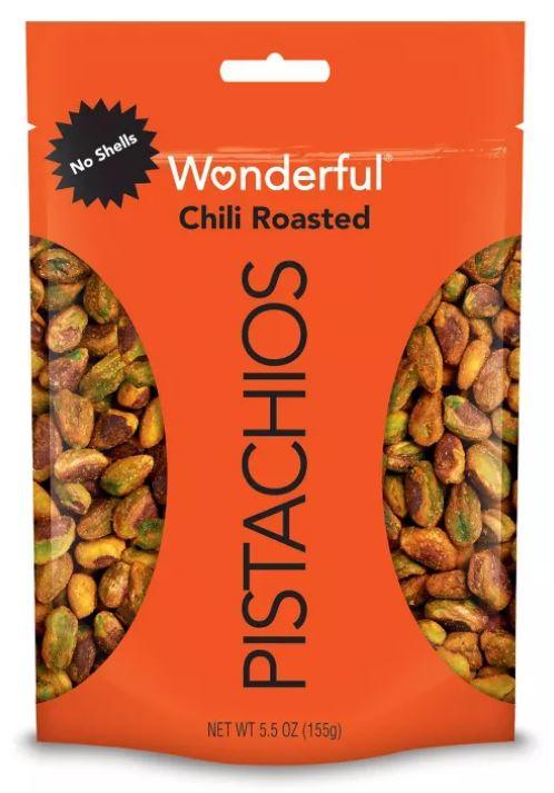 PISTACHIOS NO SHELLS CHILI ROASTED - Emmas Premium Services