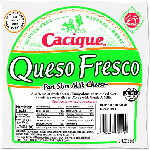 CACIQUE QUESO FRESCO