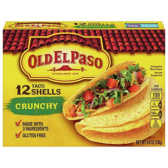 OLD EL PASO TACO SHELLS (12)