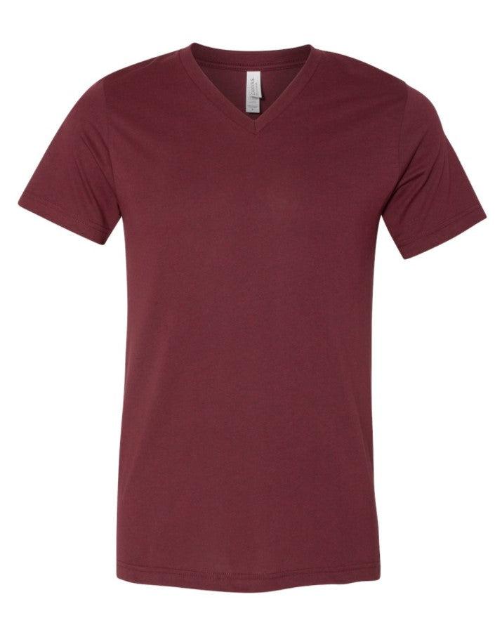 V NECK COLORED T SHIRT - Emmas Premium Services