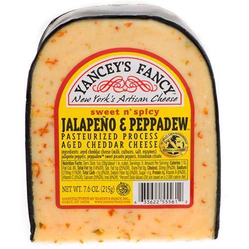 YANCEY JALAPENO PEPPER CHEDDAR WEDGE - Emmas Premium Services